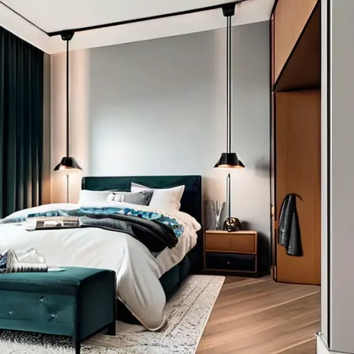 Как продумать свет и розетки в спальне без лишних решений